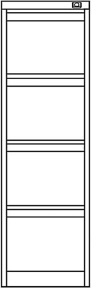 Immagine prodotto Bisley Eco (41,5 x 62,5 x 132,5 cm)