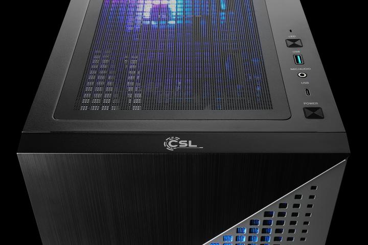 Produktbild CSL Gaming PC M10120 (AMD Ryzen 7 7800X3D, 16 GB, 1000 GB, GeForce RTX 4070)