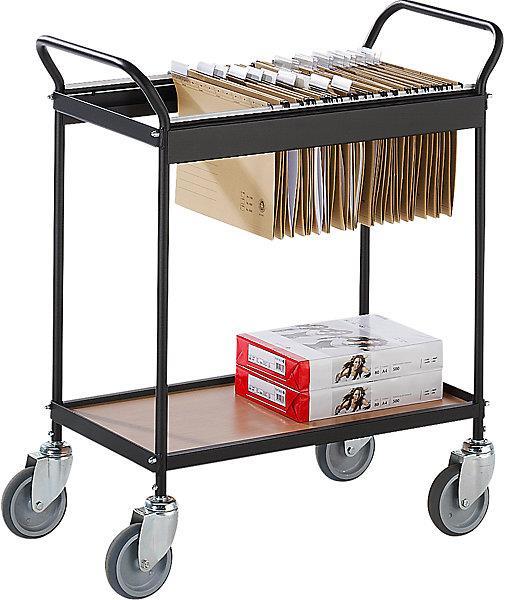 Image du produit Eurokraft Chariot de distribution du courrier/chariot de dossiers suspendus (110 x 76,5 x 76 cm)