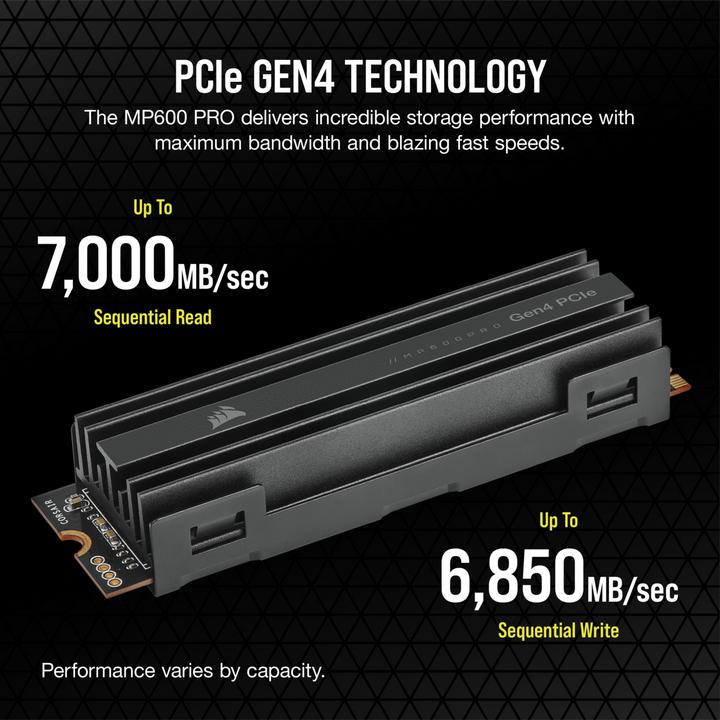 Produktbild Corsair MP600 PRO (1000 GB, M.2 2280)