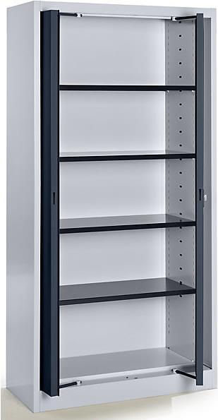 Produktbild Mauser Stahlschrank mit Einschwenktüren (95 x 42 x 195 cm)
