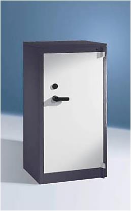 Image du produit C+P Armoire en acier, protégée contre le feu (65 x 50 x 122,5 cm)