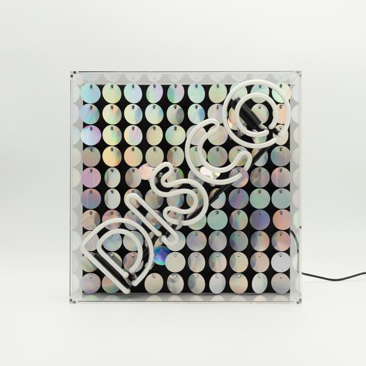 Image du produit Locomocean Boîte acrylique Neon - Disco Paillette bleu