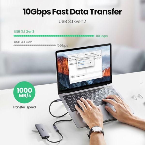 Image du produit Ugreen USB C – USB C (1 m, USB 3.1)