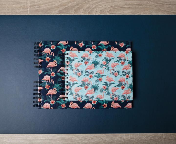 Image du produit Exacompta Album spirale 50p.bl anc 32x22cm FLAMINGO (32 x 22 cm)