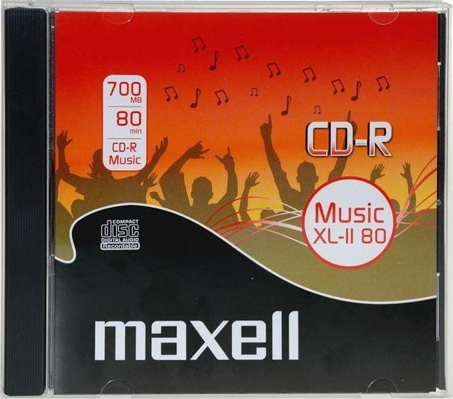 Actual product image Maxell CD 700MB 1-12X Music 10 pcs (10 x)