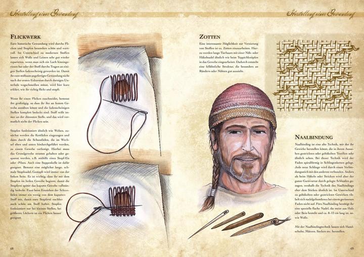 Actual product image Kleidung des Mittelalters selbst anfertigen - Gewandungen der Wikinger (German, ADLER, Carola, 2015)