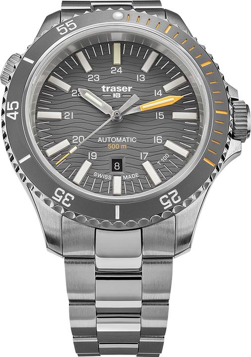 Actual product image Traser H3 110329 P67 Diver Automatic T100 Grey Special Set 46mm 50ATM (46 mm)