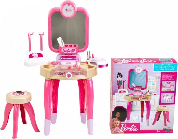 Image du produit Theo Klein 5721 Barbie - Studio de beauté "Happy vibes (46 x 46.5 x 54 cm)