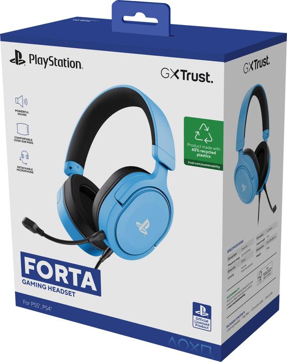 Immagine prodotto Trust GXT498B FORTA CUFFIE PS5 BLU (Cablato)