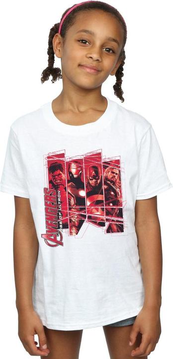 Image du produit - T-shirt AVENGERS TEAM COLLAGE - Fille (152, 158)