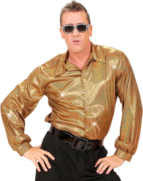 Actual product image Widmann THE 70s DISCO STYLE (holographic shirt), M/L (M/L)