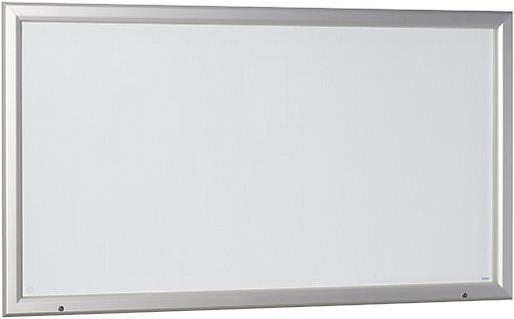 Actual product image eurokraft pro Showcase, aluminum frame, for indoor and outdoor use (Magnet board, 212.5 x 106.5 cm)