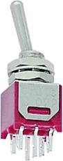 Image du produit Velleman Vertical Subminiature Toggle Switch Dpdt On-Off-On