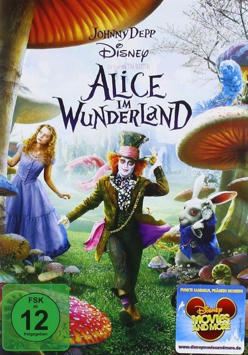 Actual product image Alice in Wonderland (DVD, 2010, German, Turkish, French, English)
