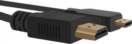 Produktbild Qoltec HDMI - Micro-HDMI M/M 1m (1 m, HDMI)