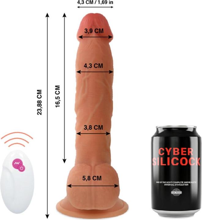 Actual product image Cyber Silicock Realistico Control Remoto Mr John
