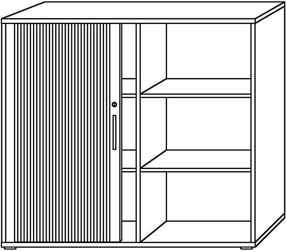 Image du produit Office Akktiv RENATUS - Armoire à rideau