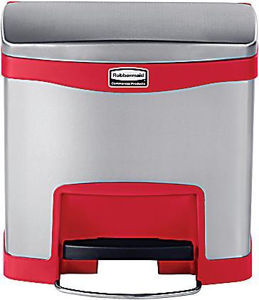 Produktbild Rubbermaid Edelstahl-Tretabfallsammler (15 l)