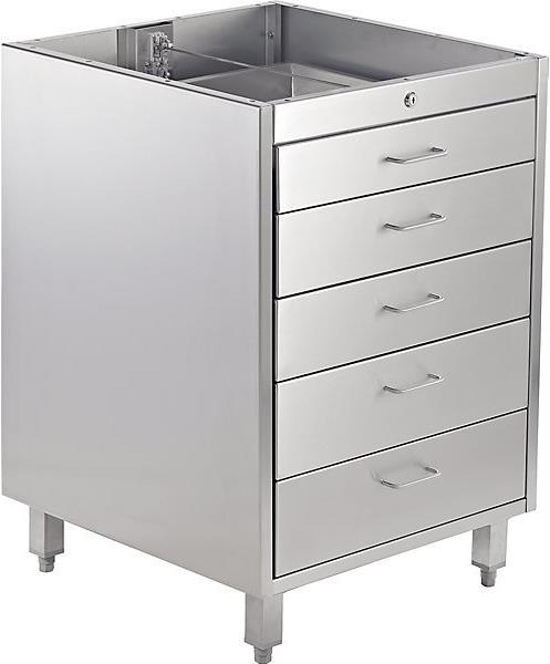 Image du produit kaiserkraft Armoire à tiroirs sous plan (60 x 60 x 87 cm)