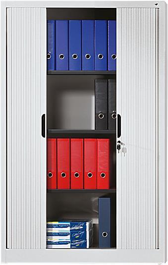 Image du produit C+P Armoire à rideau avec store horizontal (80 x 42 x 198 cm)