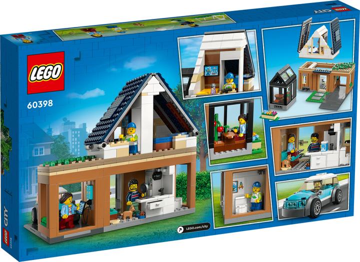 Actual product image LEGO Family home with electric car (60398, LEGO City)
