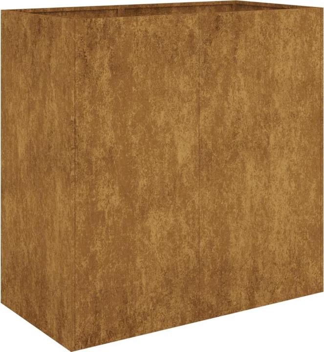 Image du produit VidaXL Pflanzkübel 80x40x80 cm Cortenstahl, Farbe: Rostig