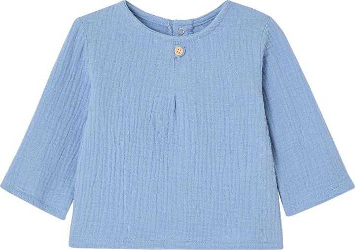 Image du produit Vertbaudet Bio-Kollektion: Baby Hemdbluse aus Musselin (80)