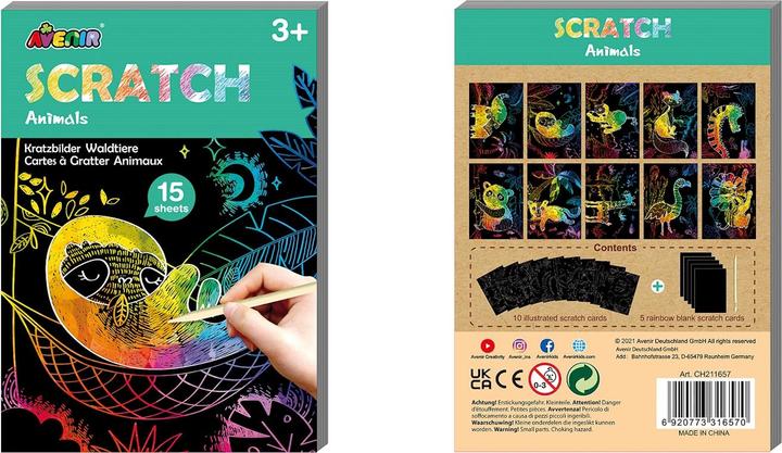 Avenir Scratch Pictures Mini assorted