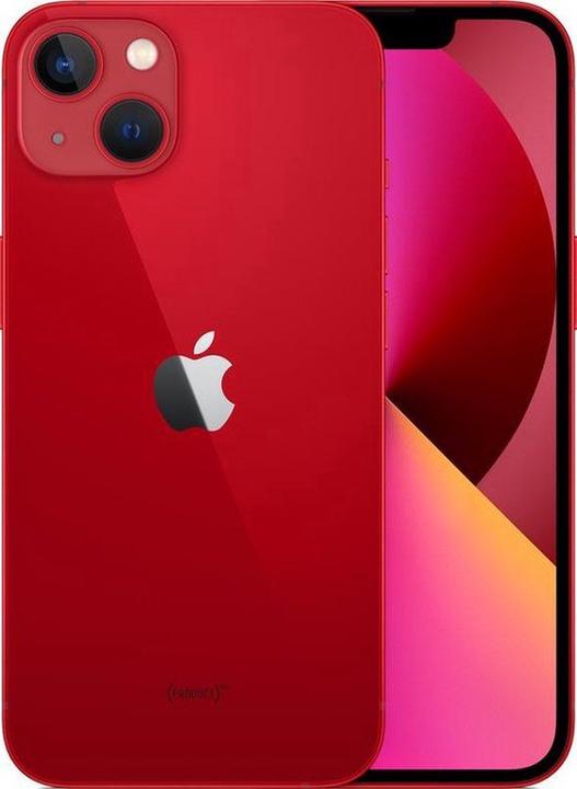 Image du produit Re!commerce iPhone 13 (256 Go, Rouge, Red, 6.10", 12 Mpx, B / Très bon)