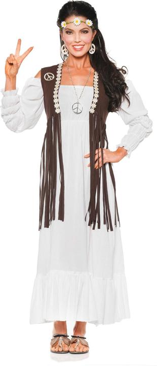 Produktbild Underwraps Miss Flower Power - 70er Kostüm Kleid für Fasching (L)