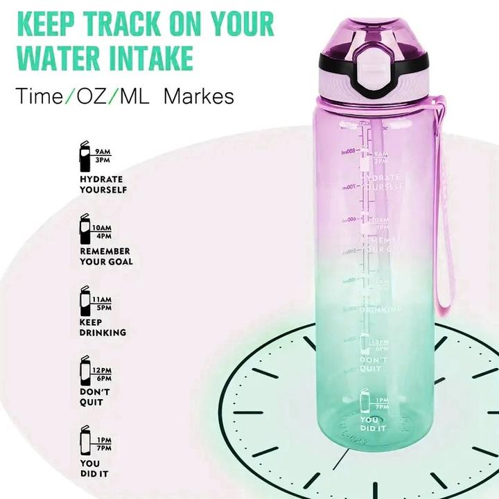 Produktbild ASMI Transparente Trinkflasche (1 l)