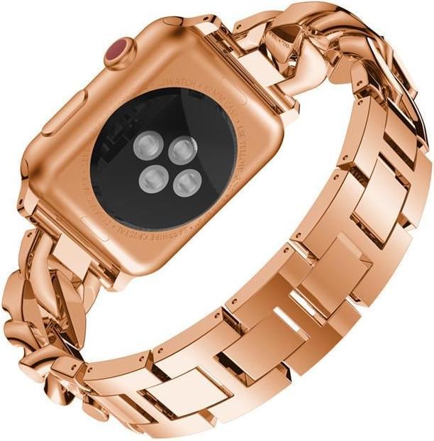 Produktbild PhoneLook Armband Edelstahl Diamond Loop mit luxuriösen Diamanten und grossen Schleifen 42 mm / 44 mm (44 mm, Aluminium)
