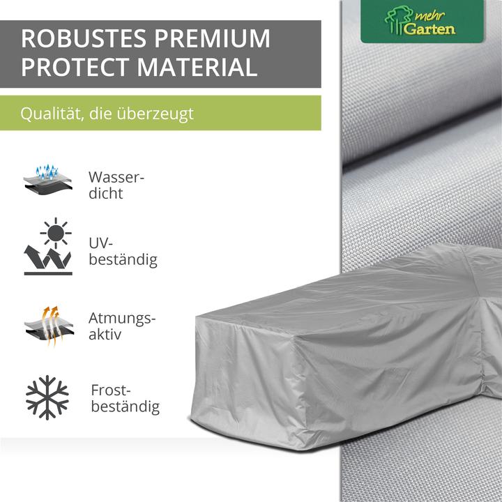 Actual product image Mehr Garten Protect lounge groups L-shape asymmetrical