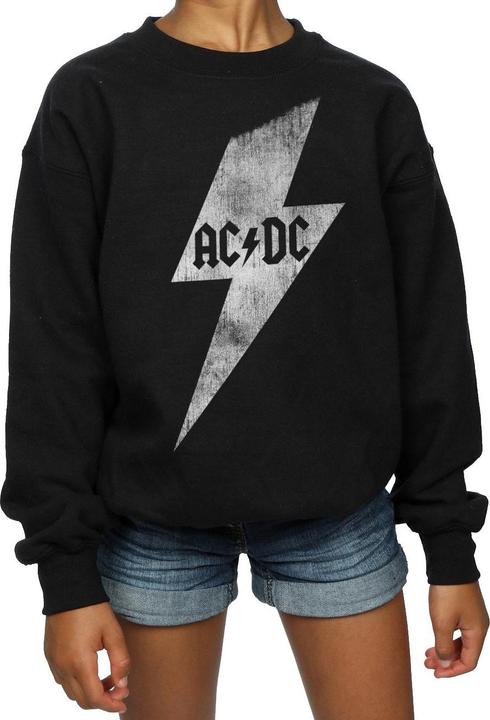 Produktbild AC/DC Lightning Bolt Sweatshirt Mädchen (140, 146)