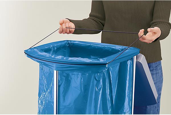 Produktbild Hailo Wertstoffsackhalter-Set mit 250 blauen Wertstoffsäcken (360 l)