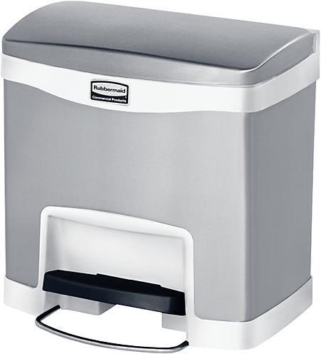 Produktbild Rubbermaid Edelstahl-Tretabfallsammler (15 l)