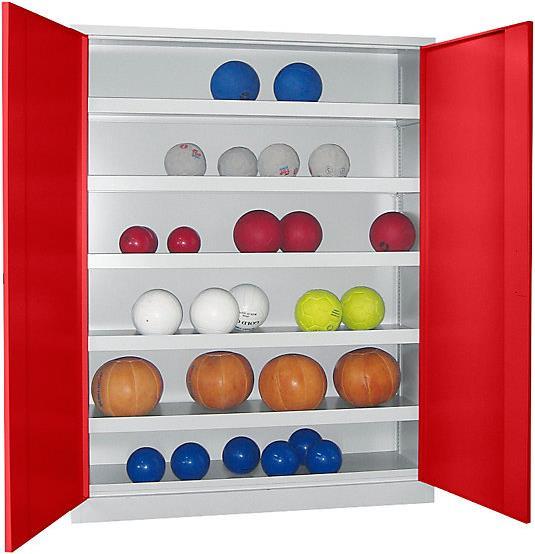 kaiserkraft Armadio con porta a battente a sfera, altezza 1950 mm (150 cm, 195 cm)