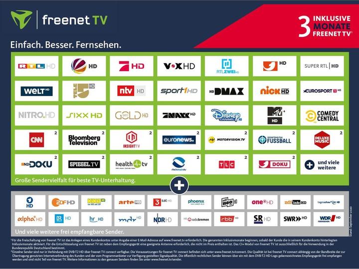 Produktbild Telestar digiHD TT 6 IR inkl. 3 Monate freenet TV (DVB-T2, DVB-C, DVB-C/T2)