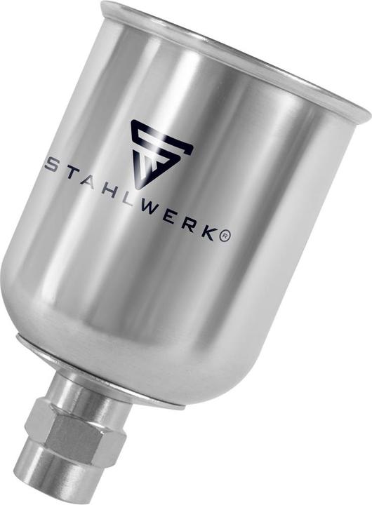 Actual product image Stahlwerk Aluminium flow cup 125 ml paint cup for spray gun