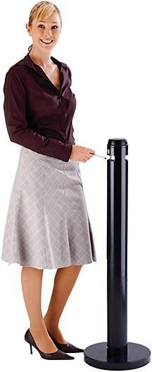 Image du produit Rubbermaid Colonne de cendrier en aluminium