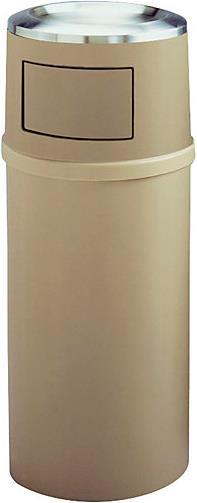 Image du produit Rubbermaid Poubelle, ignifugée, avec cendrier (80 l)