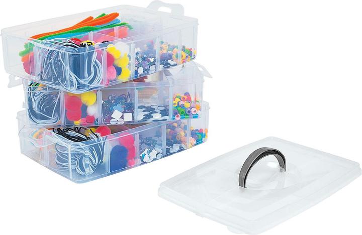 Produktbild Colorations Aufbewahrungskoffer Bastelmaterial 3-lagig