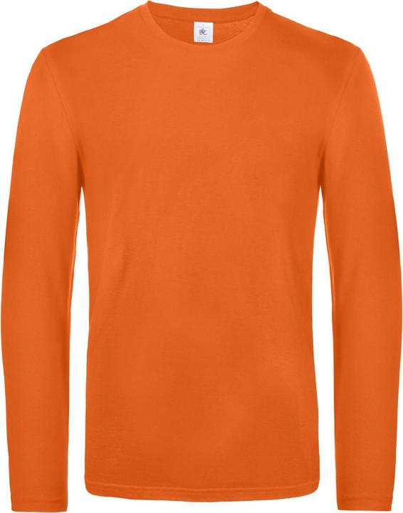 Actual product image B&C Mens #E190 Plain Long-Sleeved T-Shirt (S)