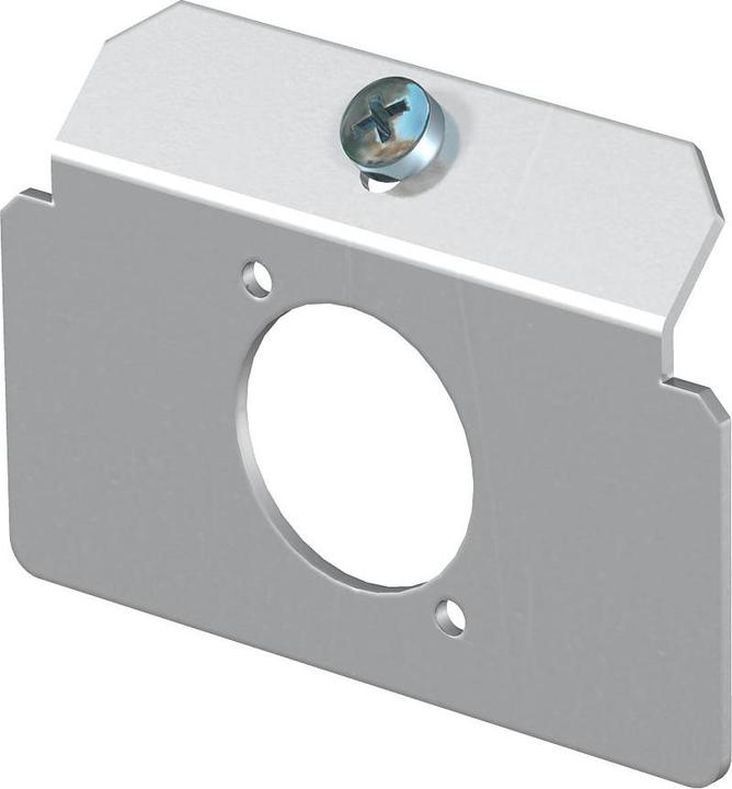 OBO Bettermann Piastra di supporto con 1 foro di tipo K, A2, 7407776