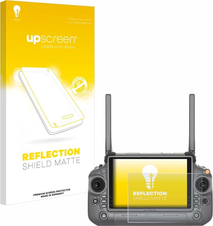 Actual product image upscreen Reflection Shield Protector Matte (Drone protection, DJI RC)