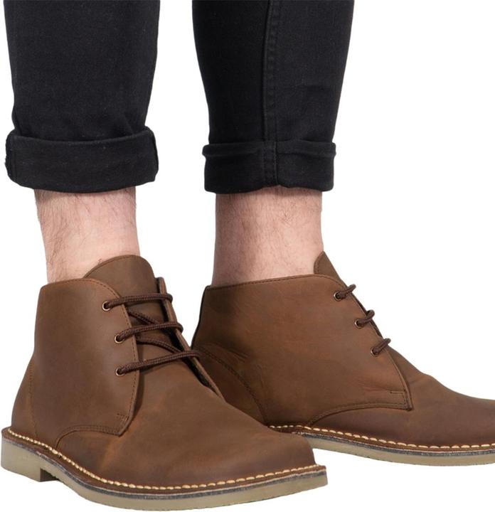 Actual product image Roamers Wax leather desert shoes (47)