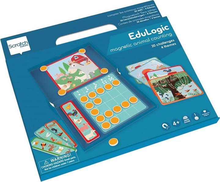 Image du produit Scratch Jeu éducatif magnétique animaux chiffres (Allemand)