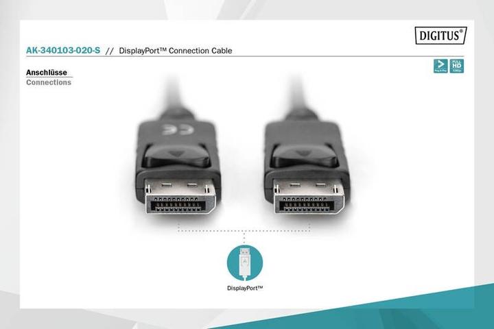 Immagine prodotto Digitus DisplayPort — DisplayPort (2 m, DisplayPort)