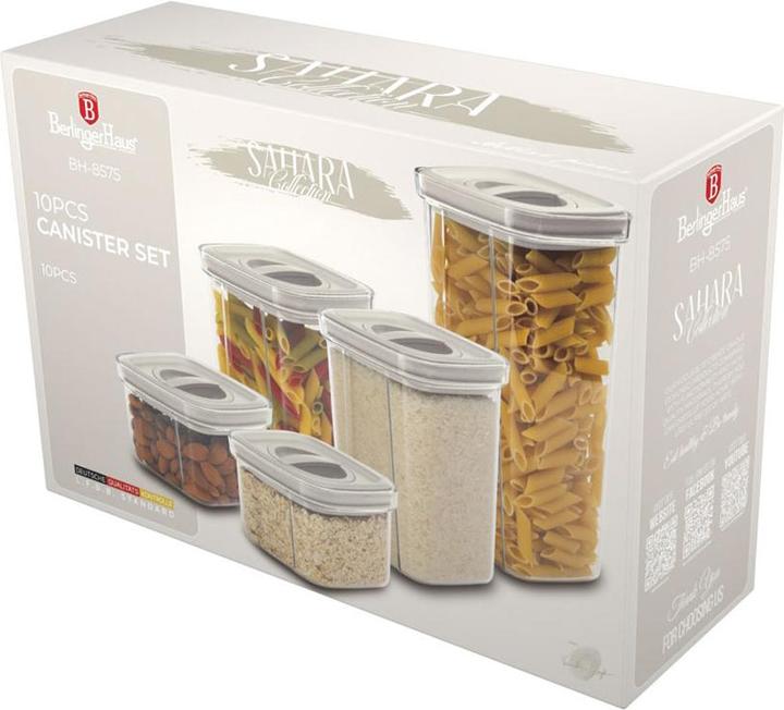Produktbild BerlingerHaus Haus 10-teiliges Vorratsdosenset cream Sahara Collection (1.50 l)